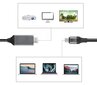 Adapter MHL USB-C To HDMI 4K Thunderbolt 3.0 Kaabel Macbook Pro Air Samsungi Ja Teiste Jaoks hind ja info | Kaablid ja juhtmed | kaup24.ee