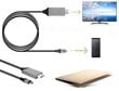 Adapter MHL USB-C To HDMI 4K Thunderbolt 3.0 Kaabel Macbook Pro Air Samsungi Ja Teiste Jaoks hind ja info | Kaablid ja juhtmed | kaup24.ee