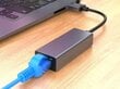 Zenwire RJ45 GIGABIT 1000 Mbps LAN A USB 3.0 Ethernet adapter цена и информация | USB jagajad, adapterid | kaup24.ee