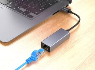Zenwire RJ45 GIGABIT 1000 Mbps LAN A USB 3.0 Ethernet adapter hind ja info | USB jagajad, adapterid | kaup24.ee