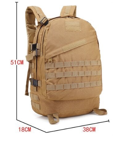 Seljakott Military Tourist Military Tactical KHAKI 40L Zenwire hind ja info | Spordikotid, seljakotid | kaup24.ee