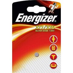 Patarei Energizer 377/376 kella/10 hind ja info | Akud | kaup24.ee