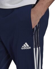 Meeste spordipüksid Adidas Tiro 21 GE5425, tumesinine цена и информация | Футбольная форма и другие товары | kaup24.ee