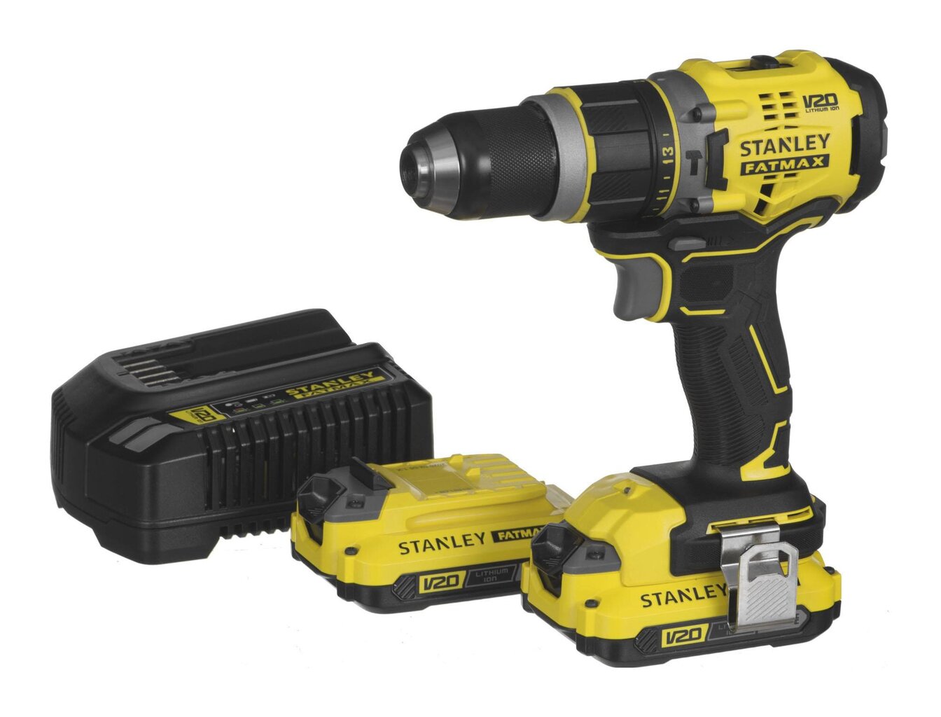 STANLEY SFMCD721D2K Cordless Drill 18V hind ja info | Akutrellid ja akukruvikeerajad | kaup24.ee