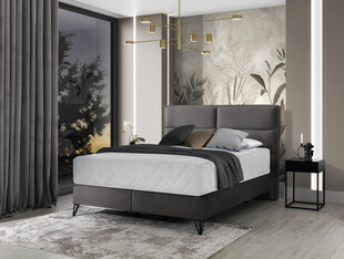 Кровать NORE Safiro, 140x200 см, серый цвет цена и информация | Кровати | kaup24.ee