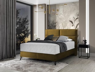 Кровать NORE Safiro, 140x200 см, желтый цвет цена и информация | Кровати | kaup24.ee