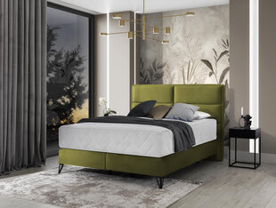 Кровать NORE Safiro, 140x200 см, зеленый цвет цена и информация | Кровати | kaup24.ee