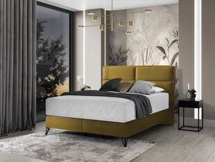 Кровать NORE Safiro, 140x200 см, желтый цвет цена и информация | Кровати | kaup24.ee
