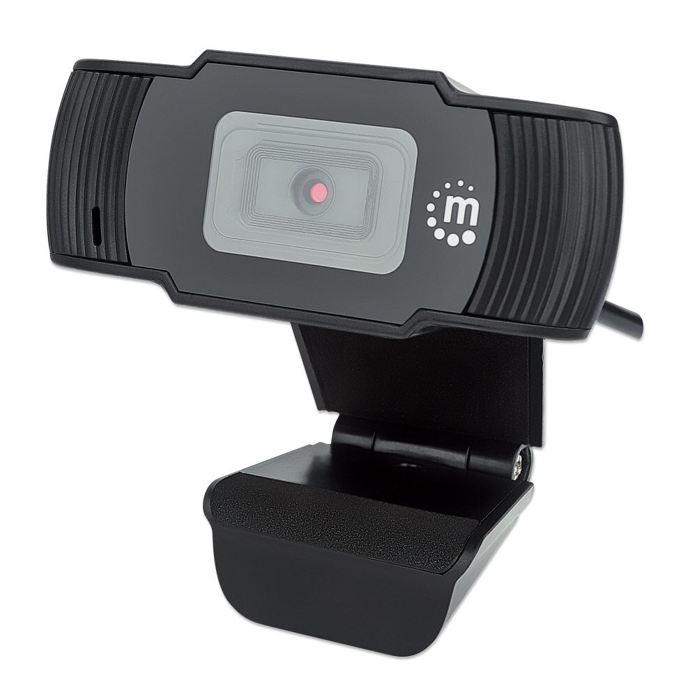 Veebikaamera Manhattan USB 2.0 Full HD 1080p koos mikrofoniga hind ja info | Arvuti (WEB) kaamerad | kaup24.ee