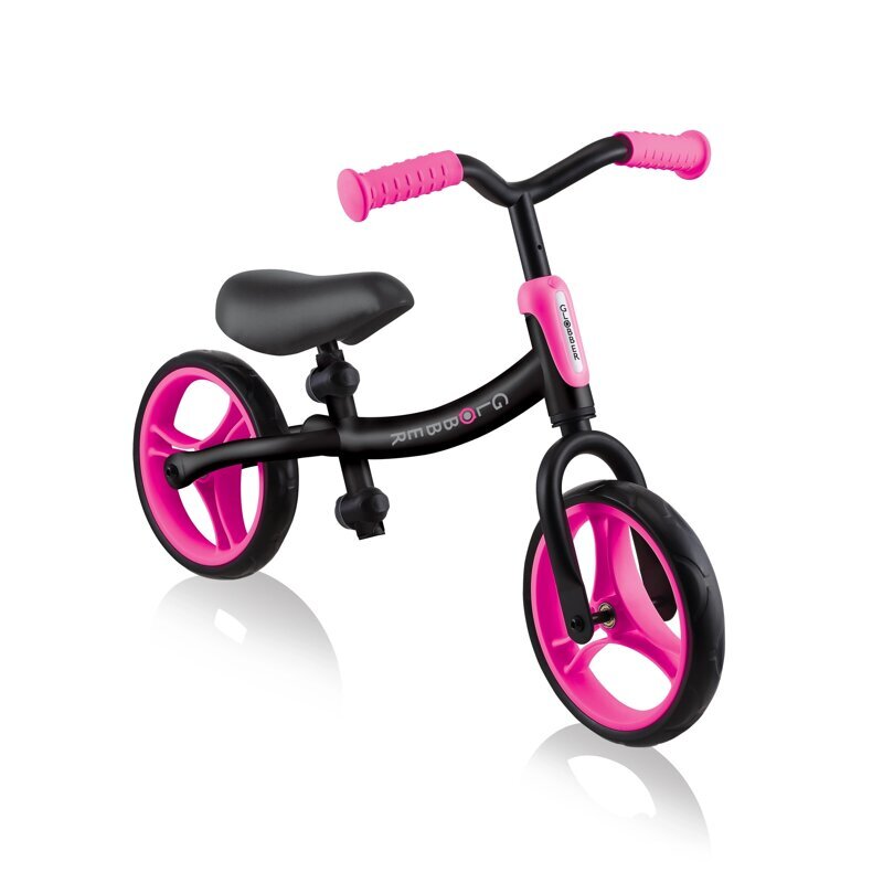 Tasakaaluratas Globber Go Bike, must-roosa hind ja info | Jooksurattad | kaup24.ee