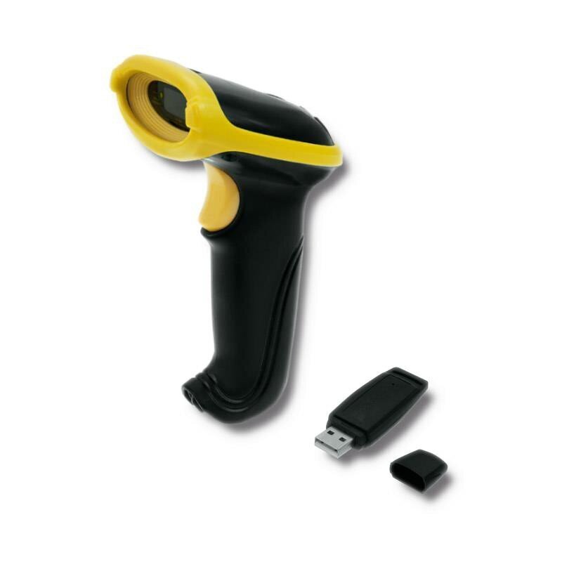 Triipkoodi lugeja Qoltec 50862 Wireless Laser Barcode Scanner 1D | 2.4GHz hind ja info | Nutiseadmed ja aksessuaarid | kaup24.ee