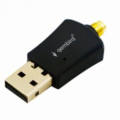 Gembird WNP-UA300P-02 High power USB WiFi adapter, 300 Mbps цена и информация | Адаптеры и USB-hub | kaup24.ee