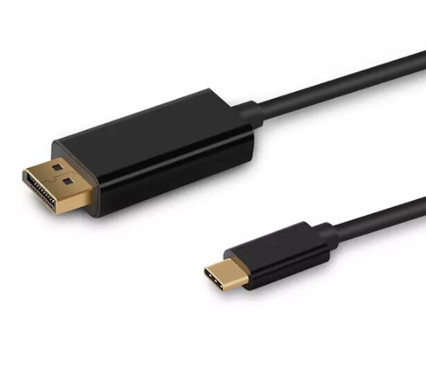 Adapterkaabel MHL USB-C DisplayPort 4K 60hz 1,8m Thunderbolt 3.0 Macbook Pro Airi Ja Muude Jaoks hind ja info | USB jagajad, adapterid | kaup24.ee