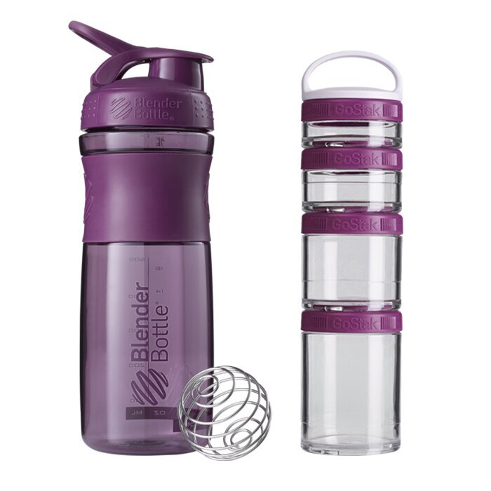 Blender Bottle Combo Pak Sportmixer Shaker and Gostak Starter 4Pak - Ploomi цена и информация | Joogipudelid | kaup24.ee