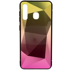 Mocco Stone Ombre Back Case Silicone Case With gradient Color For Samsung A705 Galaxy A70 Yellow - Pink hind ja info | Telefoni kaaned, ümbrised | kaup24.ee