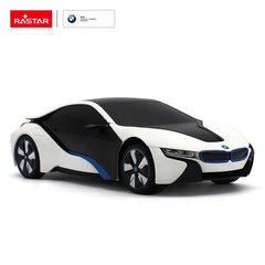 Радиоуправляемая модель автомобиля BWM i8-UV Rastar 1:24, 48400-4 цена и информация | Развивающий мелкую моторику - кинетический песок KeyCraft NV215 (80 г) детям от 3+ лет, бежевый | kaup24.ee