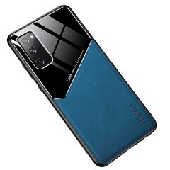 Mocco Lens Leather Back Case for Samsung Galaxy A02s Blue hind ja info | Telefoni kaaned, ümbrised | kaup24.ee