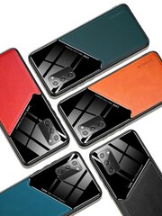 Кожаный чехол Mocco Lens Leather Back Case для Samsung Galaxy S21 Plus, зеленый цена и информация | Чехлы для телефонов | kaup24.ee