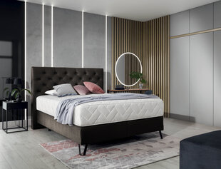 Кровать NORE Cortina, 180x200 см, темно-коричневый цвет цена и информация | Кровати | kaup24.ee