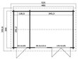 Aiamaja-kuur 2 toaga Rexham 13,9m² цена и информация | Kuurid ja aiamajad | kaup24.ee