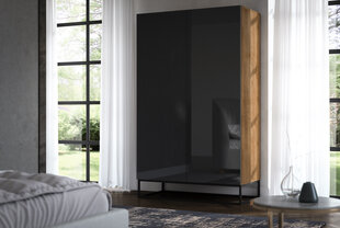 Шкаф Nore Avorio, черный/коричневый цвет цена и информация | Шкафы | kaup24.ee