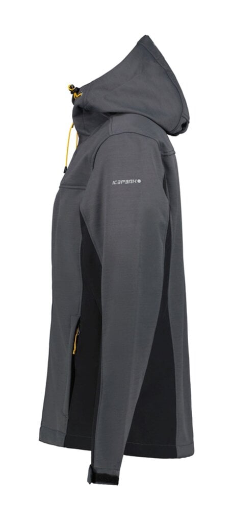 Meeste softshell-jope Icepeak Bazine 57973-2*270, hall/must 6438522659934 hind ja info | Meeste joped | kaup24.ee