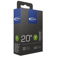 Велокамера Schwalbe AV6, 20"x1 1/8-1.50, 28/40-406, Schraeder цена и информация | Покрышки, шины для велосипеда | kaup24.ee