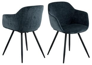 Обеденный стул Noella, синий цвет цена и информация | Стулья для кухни и столовой | kaup24.ee