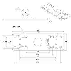 RAM RAM-B-111U hind ja info | Mobiiltelefonide hoidjad | kaup24.ee