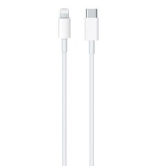 DCO USB-C kuni Lightning Andme- ja Laadimiskaabel Apple iPhone 13 Mini Pro Max 1m Valge A2249 (MXOK2ZM/A) (OEM) hind ja info | Mobiiltelefonide kaablid | kaup24.ee