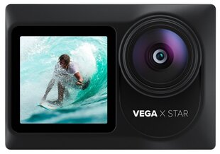 Водостойкая спорт камера + держатель крепления Niceboy Vega X STAR WI-FI 4K / 20MPx  цена и информация | Экшн-камеры | kaup24.ee