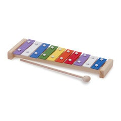 Музыкальный инструмент - Металлофон (10 нот), New Classic Toys 10215 цена и информация | Развивающие игрушки | kaup24.ee