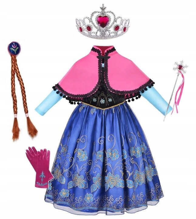 Laste printsess Anna kleit, 104-110 hind | kaup24.ee