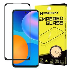 Wozinsky Tempered Glass Full Glue Super Tough Screen Protector Full Coveraged with Frame Case Friendly for Huawei P Smart 2021 black цена и информация | Защитные пленки для телефонов | kaup24.ee
