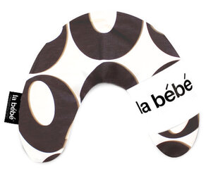 La Bebe™ Mimi imetav puuvillane padi Art.17002 Art Deco must/hõbedane hobuseraua padi 19x46 cm hind ja info | Imetamispadjad | kaup24.ee