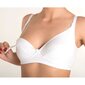 La Bebe™ Lingerie Basic biopuuvillane Art.16058 valge (piim) rasedatele – imetamisrinnahoidja koos allapandavate tasside ja reguleeritavate rihmadega hind ja info | Vahendid imetamiseks | kaup24.ee