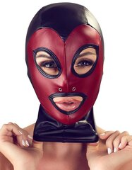 Elastne mask Bad Kitty, must/punane цена и информация | БДСМ и фетиш | kaup24.ee