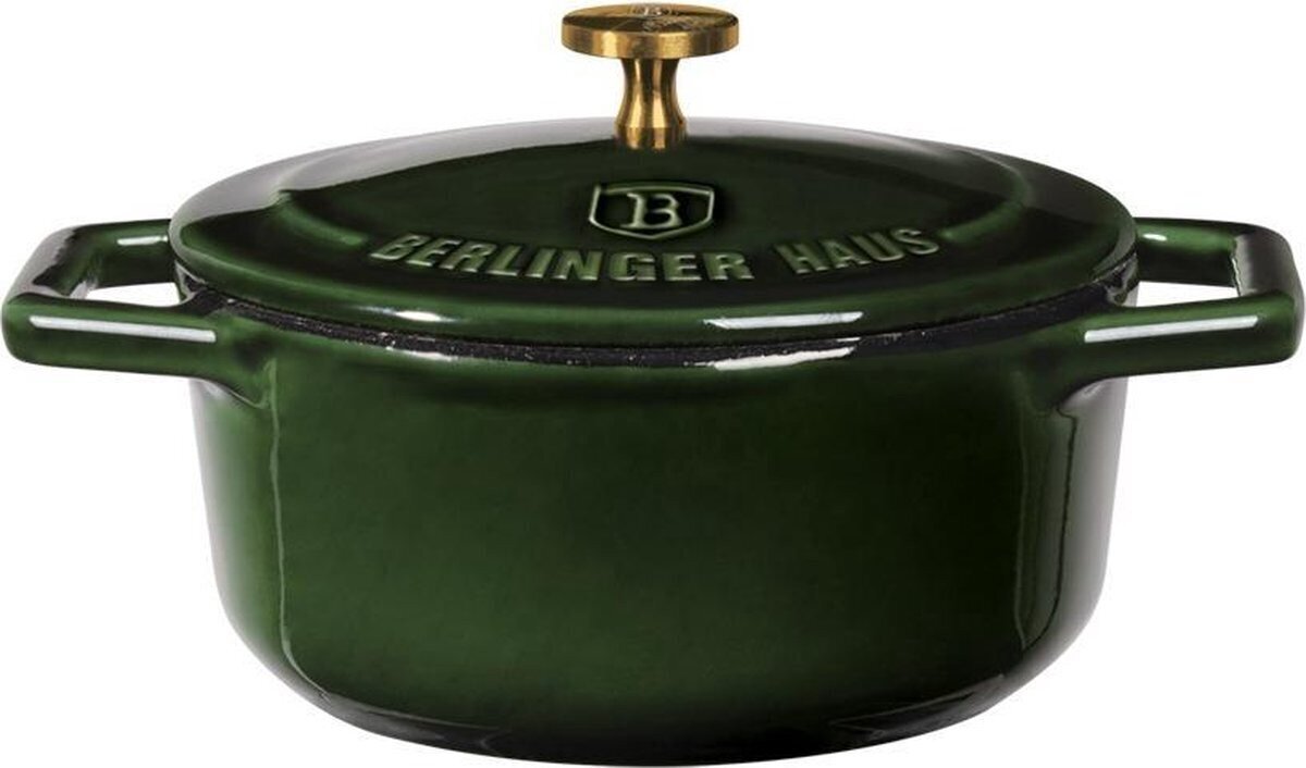 Malmpott 10 cm BERLINGER HAUS BH/6501 Emerald Strong Mold Seria цена и информация | Potid ja kiirkeedupotid | kaup24.ee