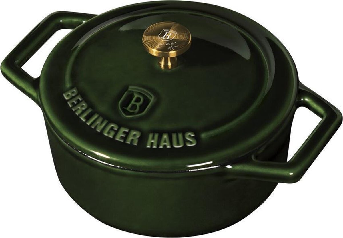 Malmpott 10 cm BERLINGER HAUS BH/6501 Emerald Strong Mold Seria цена и информация | Potid ja kiirkeedupotid | kaup24.ee
