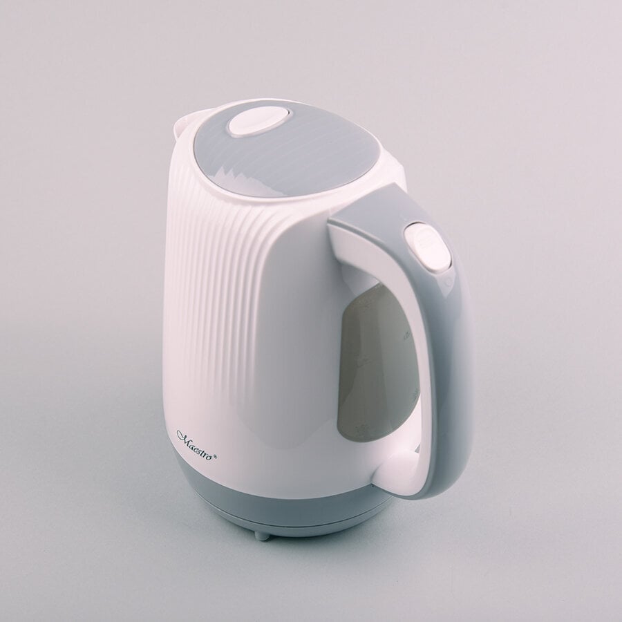 Veekeetja Feel-Maestro MR042 white electric kettle 1.7 L Grey, White 2200 W цена и информация | Veekeetjad | kaup24.ee