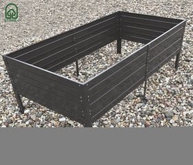 Kõrgendatud peenar Klasika Garden 75x150x30 cm, värvitud hind ja info | Kasvuhooned | kaup24.ee