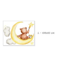 Lastetoa seinakleebis Teddy Bear Artist L 106x83cm hind ja info | Seinakleebised | kaup24.ee