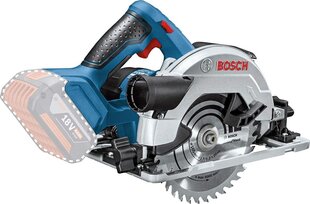 Пила дисковая, аккумуляторная Bosch GKS 18V-57, 165 мм, соло (0.601.6A2.200) цена и информация | Пилы, циркулярные станки | kaup24.ee