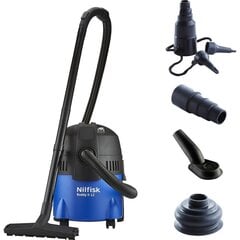 Wet & Dry Vacuum Cleaner Nilfisk Buddy II 12 Home Edition Black, Blue 12 l 1200 W hind ja info | Tolmuimejad | kaup24.ee