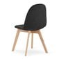 4-tooli komplekt Bora, must hind ja info | Söögilaua toolid, köögitoolid | kaup24.ee