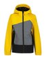 Laste softshell-jope Icepeak Kenmore 51913-2*438, kollane/hall 6438522639622 цена и информация | Poiste joped | kaup24.ee