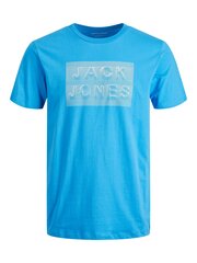 Meeste T-särk JACK & JONES 12211191*03, türkiis 5715309786474 hind ja info | Meeste T-särgid | kaup24.ee