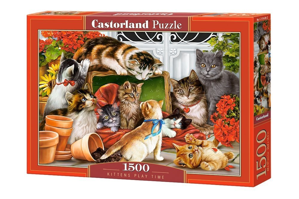 Pusle Castorland Kittens Play Time, 1500 osa цена и информация | Pusled | kaup24.ee