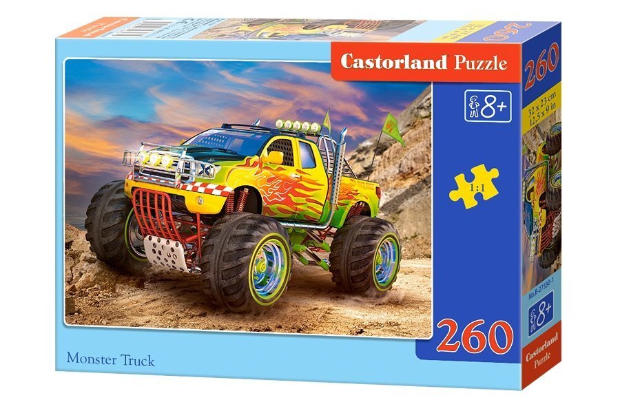 Pusle Castorland Monster Truck, 260 osa цена и информация | Pusled | kaup24.ee