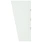vidaXL ukse varikatuse külgpaneel, läbipaistev 50x100 cm, klaas hind ja info | Päikesevarjud, markiisid ja alused | kaup24.ee